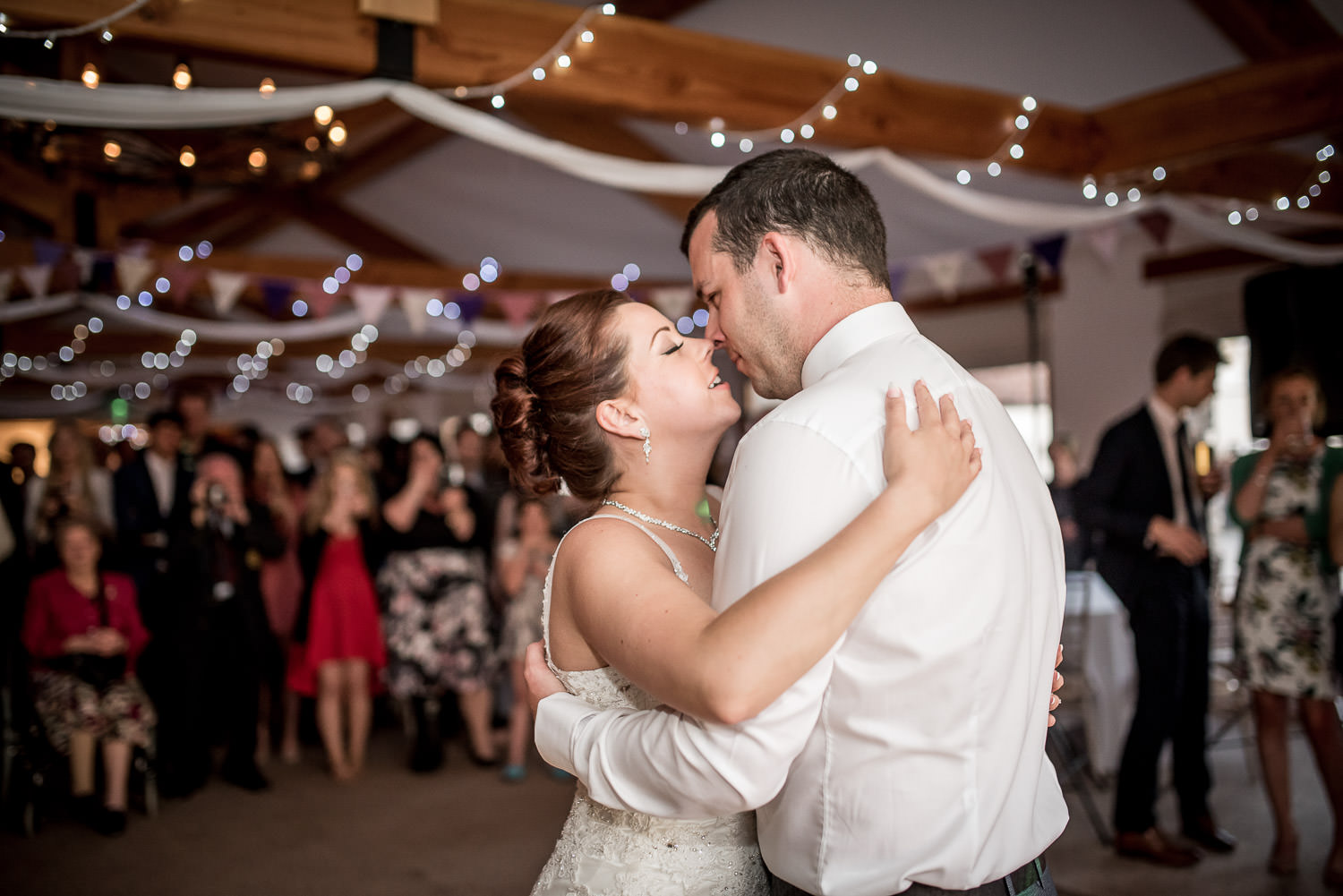 first dance bride and groom in love