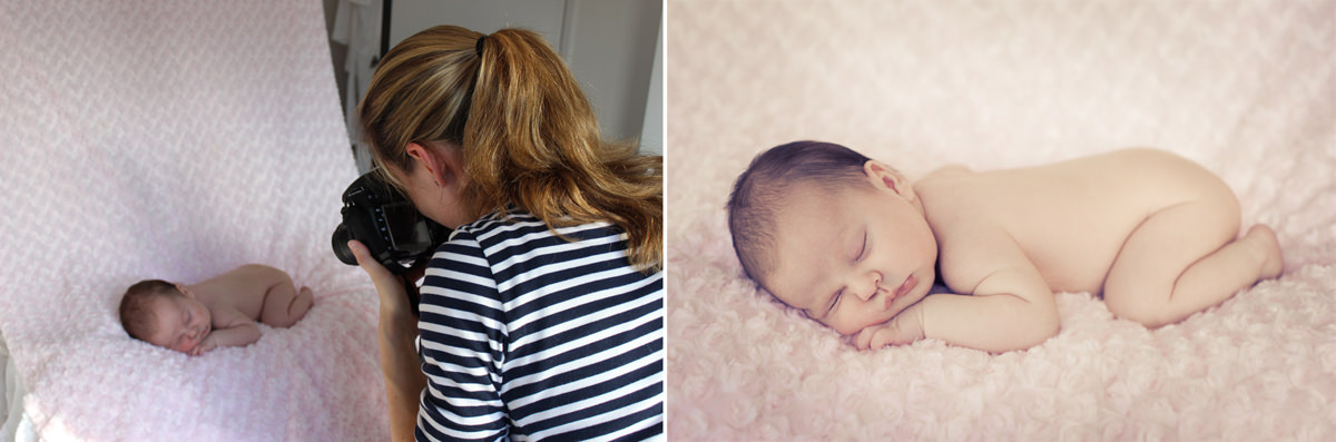 newborn portrait session at your home