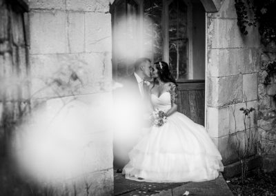 bride and groom kissing bailbrook house elopement wedding ceremony bath