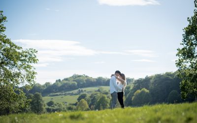 Bristol Engagement Portraits at Ashton Court Mansion