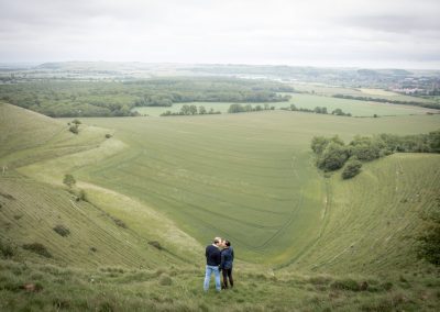 the view down from cley hill wiltshire national trust