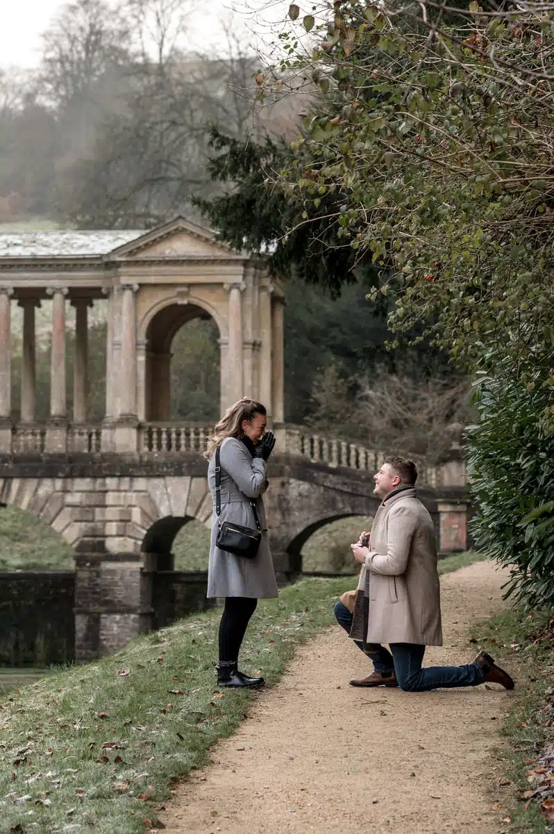 surprise proposal prior park bath