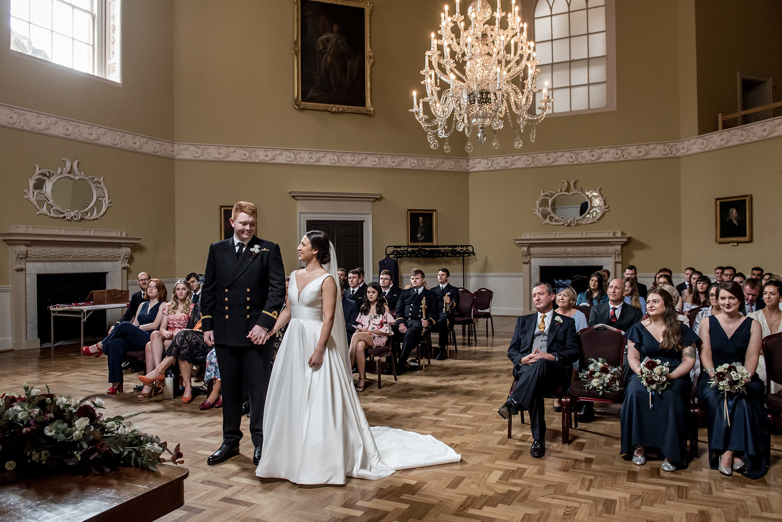 wedding ceremony at the Assembly Rooms in Bath