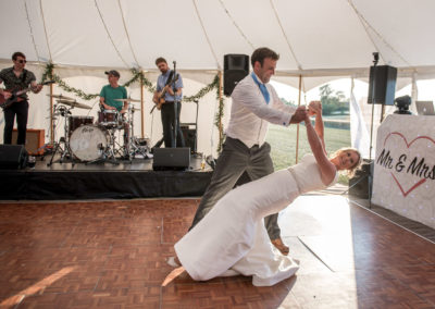 bride and groom enjoying their first dance, bath wedding photography