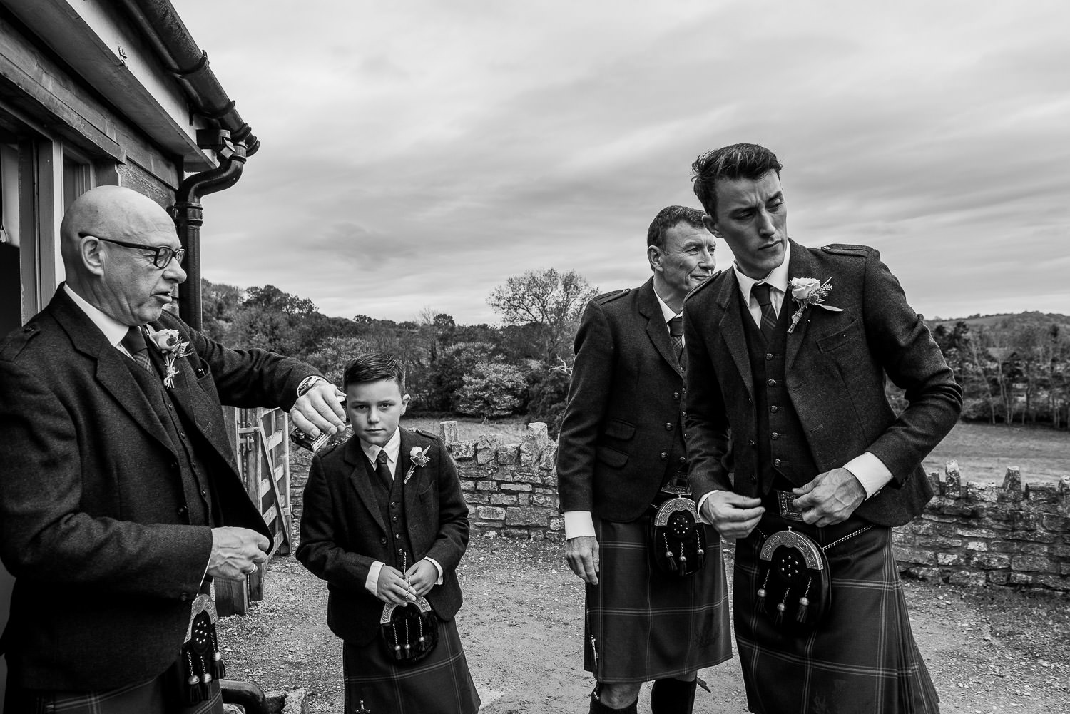 groom and ushers folly farm